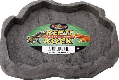 Repti Rock food dish medium 18.4*15*2.2
