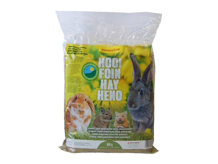 PREMIUM HOOI MET PAARDENBLOEM 1/2 KG FUNNY