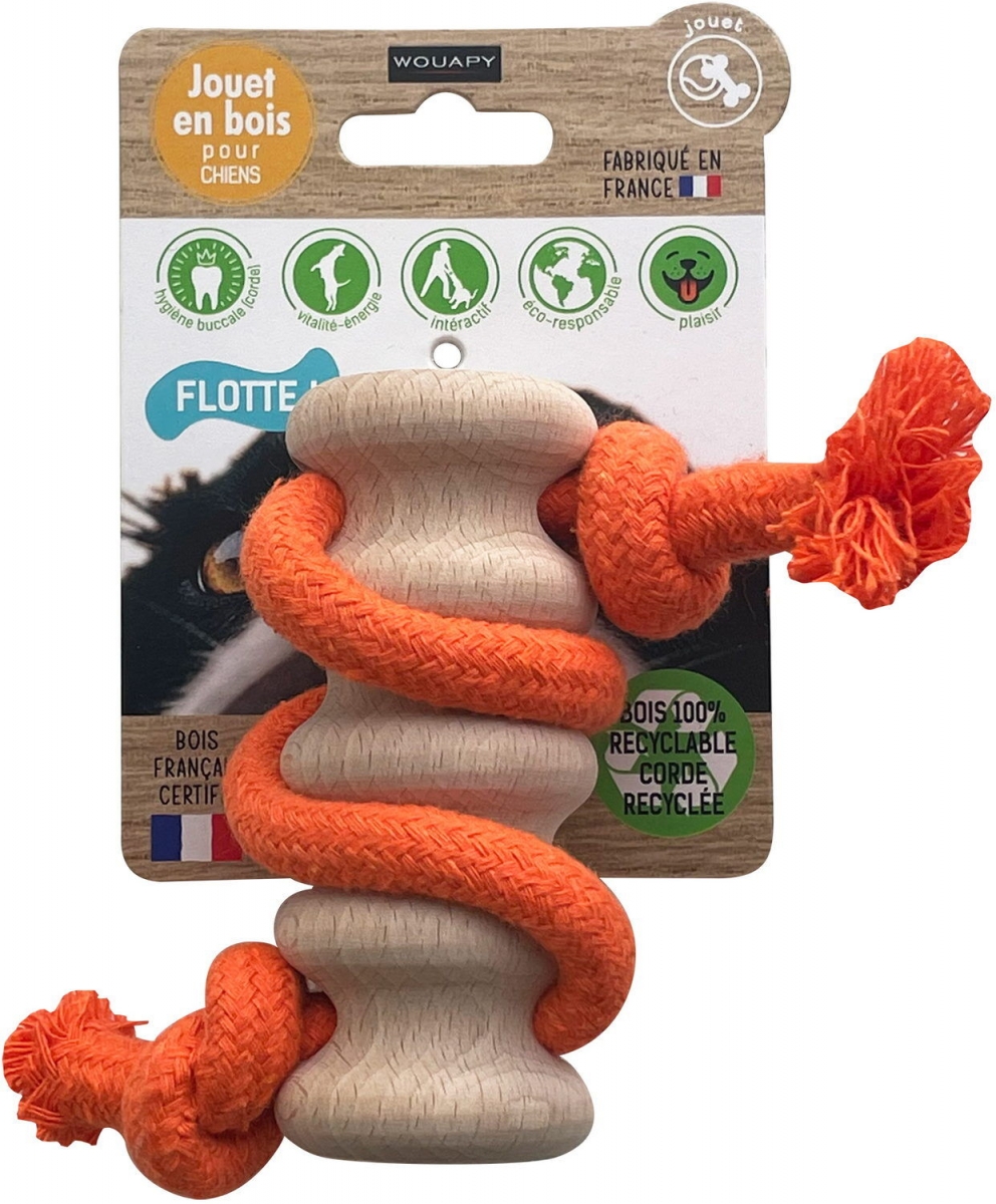 Aankondiging verdacht ervaring Wouapi speelgoed hout + touw 10 cm - Animal Supplies