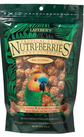 Lafeber's nutri berries papegaai tropical fruit300 gr