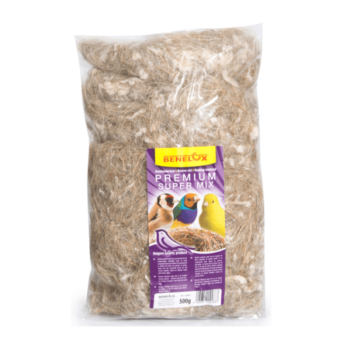 NESTMATERIAAL SUPER MIX 500 G SPECIAAL INL-VOGELS