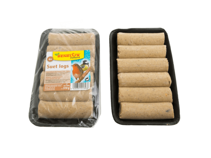 SUET LOGS / CILINDER SCHAAL 6 ST/510 G