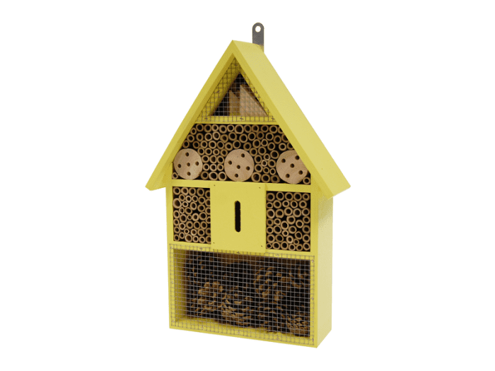 HOUTEN INSECT HOTEL LICHTGEEL