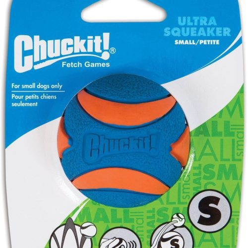 CU52070 ULTRA SQUEAKER BALL SMALL 1PC CHUCKIT!