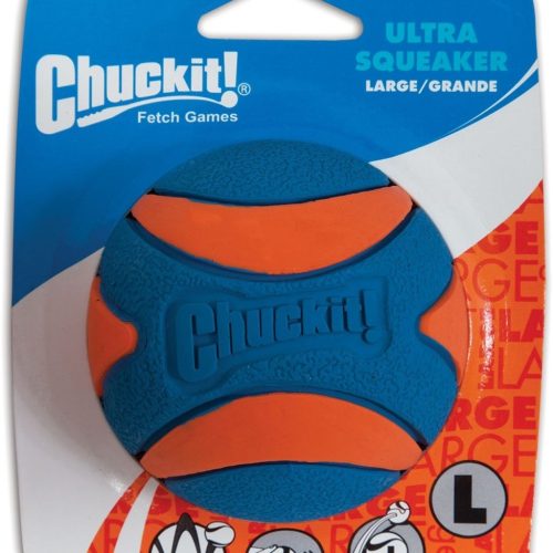 CU52069 ULTRA SQUEAKER BALL LARGE 1PC CHUCKIT!