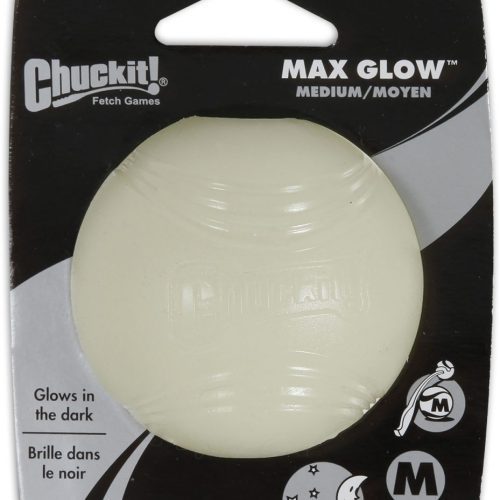 CU32313 MAX GLOW BALL MEDIUM CHUCKIT!