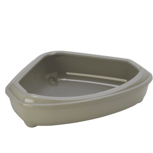 CORNER TRAY + RIM WARM GRAY