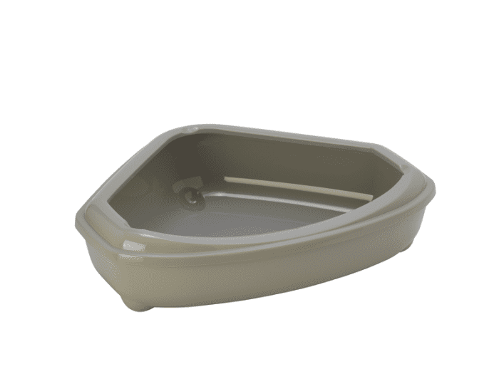 CORNER TRAY + RIM WARM GRAY