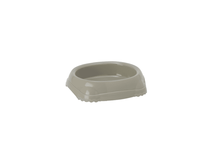 SMARTY BOWL CAT WARM GRAY