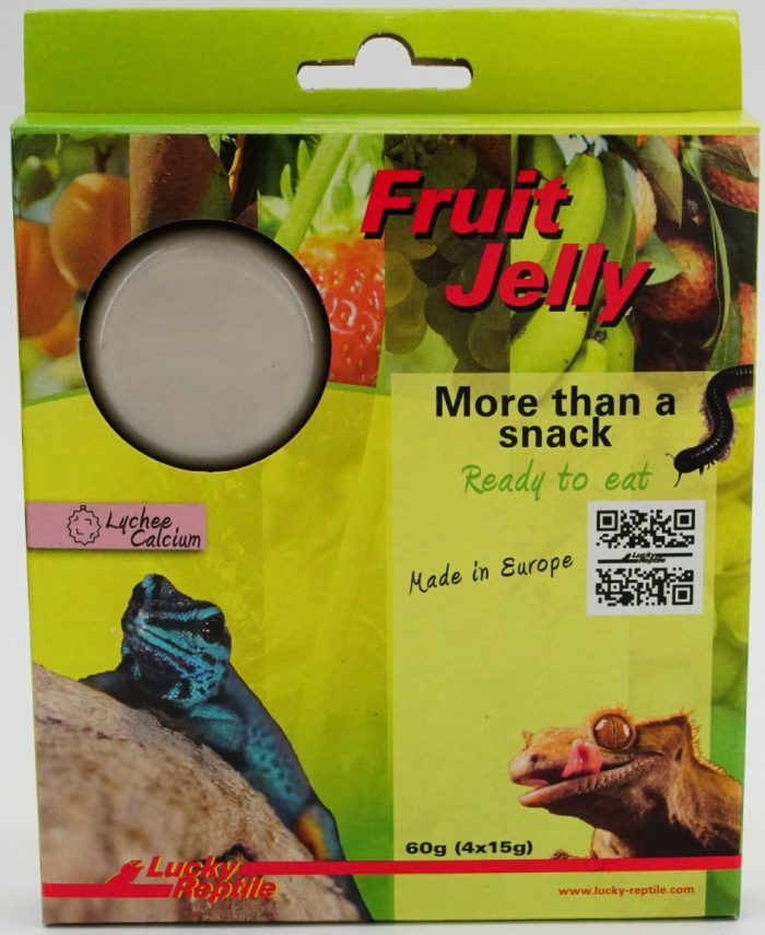 Lucky reptile SFJ-16/67416 FRUIT JELLY LYCHEE-CALCIUM 4*15G