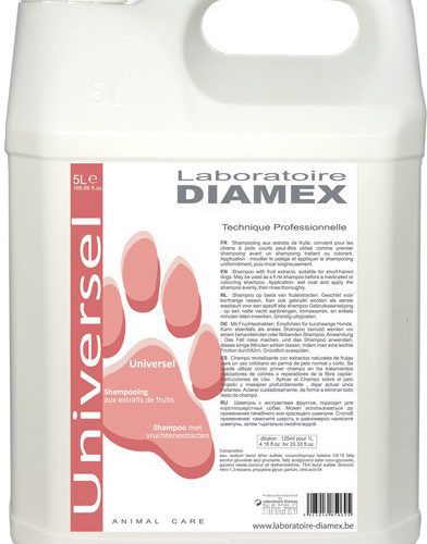 DIAMEX UNIVERSELE SHAMPOO FRUIT 5 L