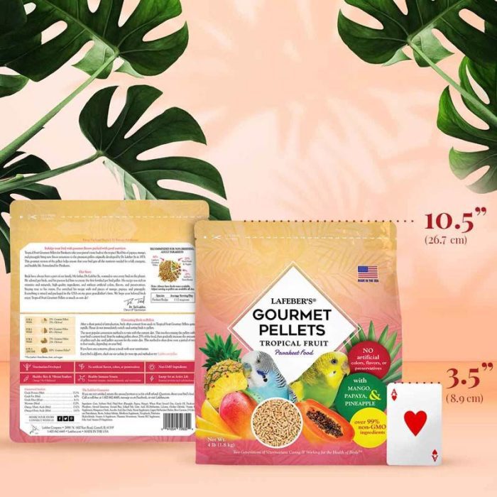 LF52632 TROPICAL FRUIT GOURMET PELLETS PARKIET 1,8KG