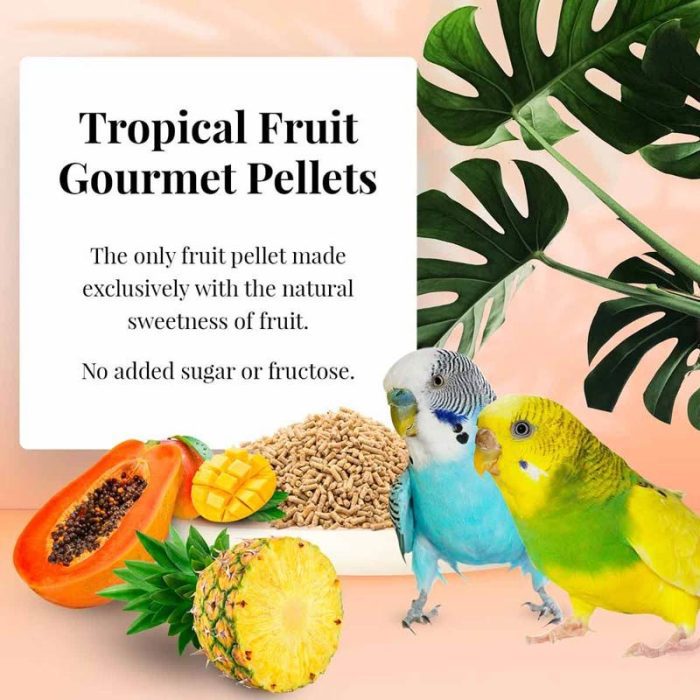 LF52632 TROPICAL FRUIT GOURMET PELLETS PARKIET 1,8KG