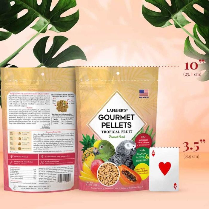 LF52650 TROPICAL FRUIT GOURMET PELLETS PAPEGAAI 567G